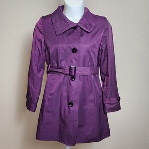 Gallery Trench Coat Women's Size Large